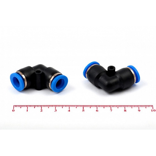 Фитинг D8мм трубок тормозных угловой(Г-образный) - 1