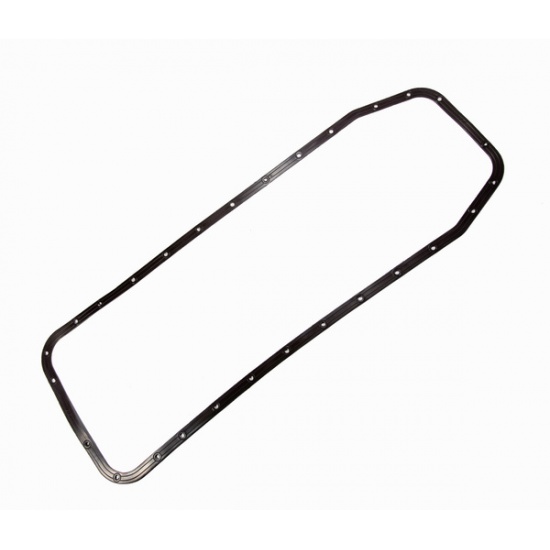 Прокладка поддона блока цилиндров КАМАЗ (силикон, красный) - 1