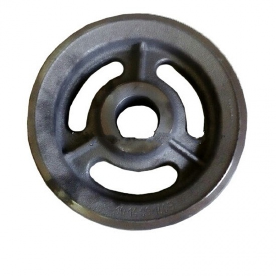 Шкив (2-х руч, Ø250) натяжной АЛЮМИНИЙ АНАЛОГ - 1