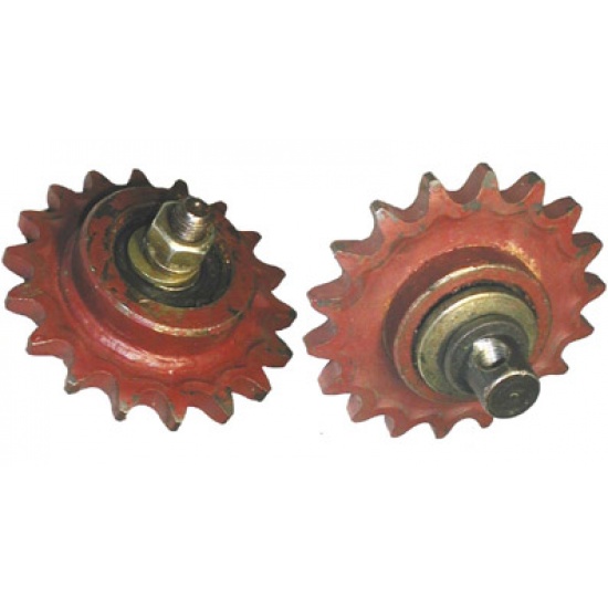 Звездочка (z=18, t=19.05) натяжная с осью (МЕЛ) - 1