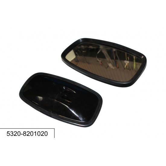 Зеркало задн. вида КАМАЗ (пластик) (330*180) - 1