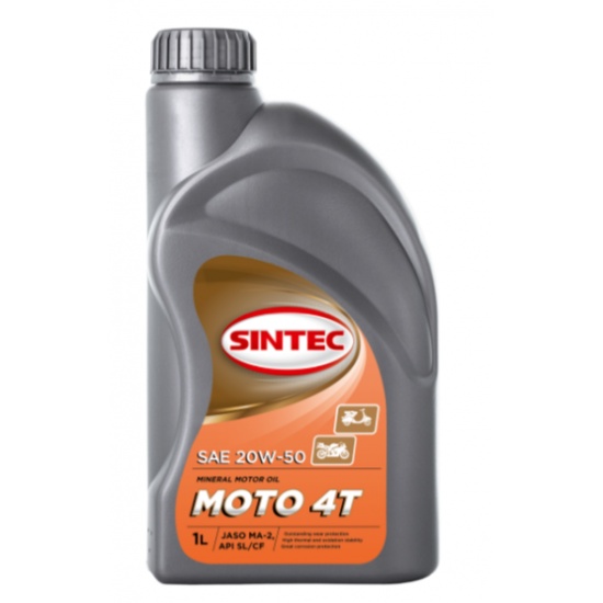 Масло моторное Sintec 4T MOTO JASO MA2 1литр (SINTEC) - 1