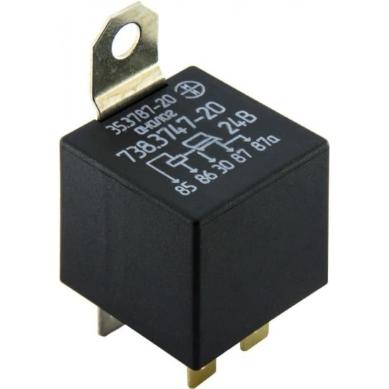 Реле стартера 5-ти контакт. МТЗ, ПАЗ-32053 Евро-4 (738.3747-30) с кронштейном 12В/50А "ЭМИ" - 1