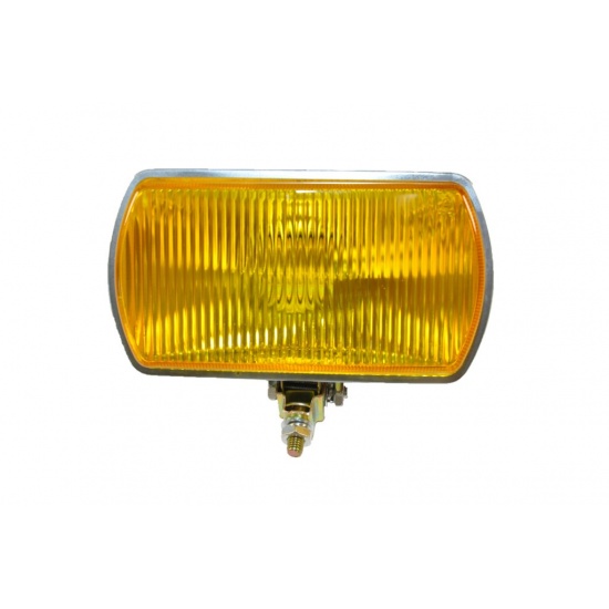 Фара ГАЗ, УАЗ, МТЗ, ЗИЛ противотуманная прямоуг.желтая (рифл.стекло) (ФГ008) универс "АвтоЭлектрика" - 1