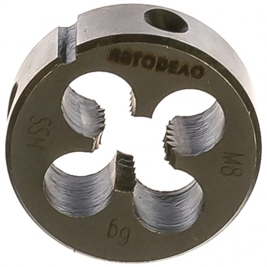 Плашка м8*1,25мм d-25мм hss4341 (АвтоDело) 40880 (50) - 1