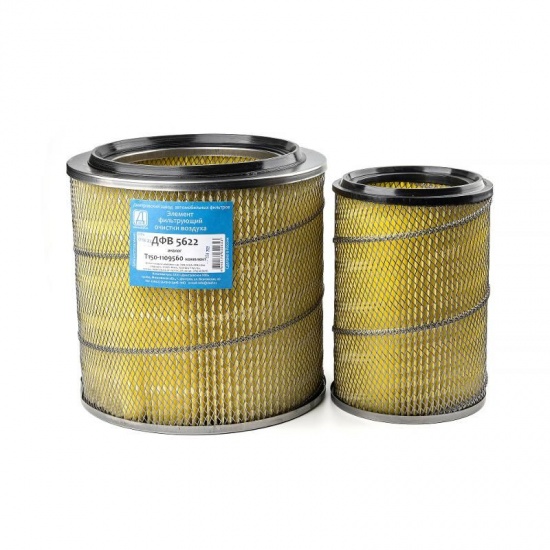 Фильтр воздушный Т150-1109560 KF7150K Т-150, ДТ-75, комбайны комплект "Агро" ДЗАФ" (2) - 1