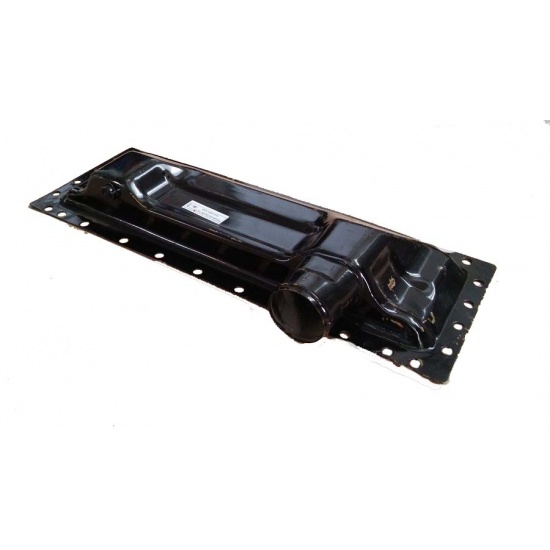 1321-1301075 БАК РАДИАТОРА НИЖНИЙ (МТЗ-1221) 5-ти рядный радиатор Латун. - 1