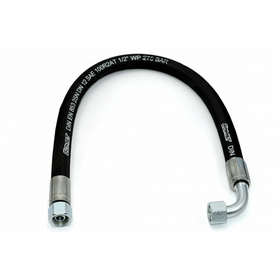 952-4607140 РВД DIN 2SN 0460 ПОЛУТЕЛ.М24*1,5 (DIN 30 12-250 2SN 0460) - 1