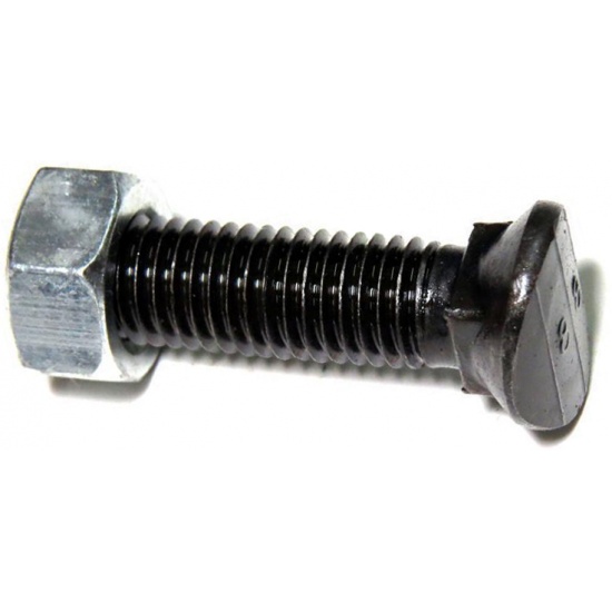 Болт (Чехия) М10х40 овал.головка кл.проч. 8.8 - 1