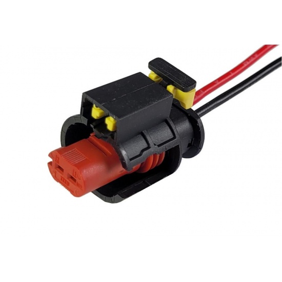 Разъём 2-х контактный форсунки с проводами (ДАП-107.3724.020) - 1