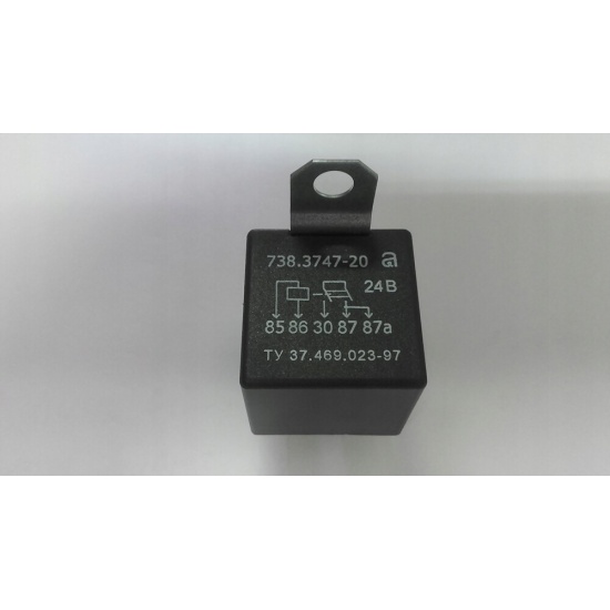 РЕЛЕ 738.3747-30 СТАРТЕРА 5-КОНТАКТОВ  (ан. 35.3787-30; 3747.265) (Авар ОАО, Псков) (08.953)  50А - 1
