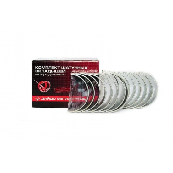 Вкладыши шатунные 0,25 (ЯМЗ-236) без заглушек R236-1000104-В2-Р1 "ДАЙДО МЕТАЛЛ РУСЬ" - 1