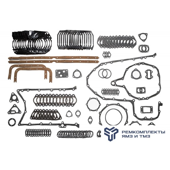 Комплект прокладок двигателя ЯМЗ-240 РАЗДЕЛЬНАЯ ГБЦ Полный "NOVATOR" - 1