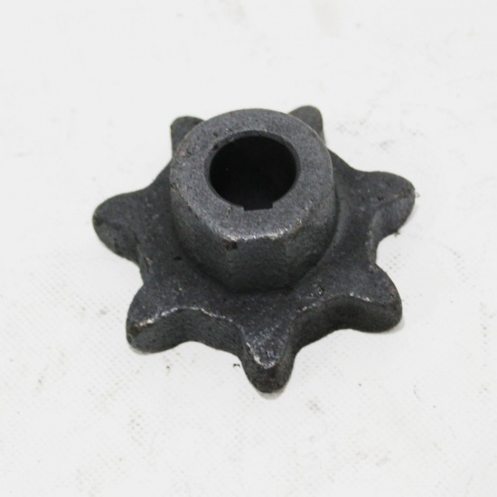 Звездочка z-7, t-38, d=25 мм зерн. и колос. шнека (Мел) - 1