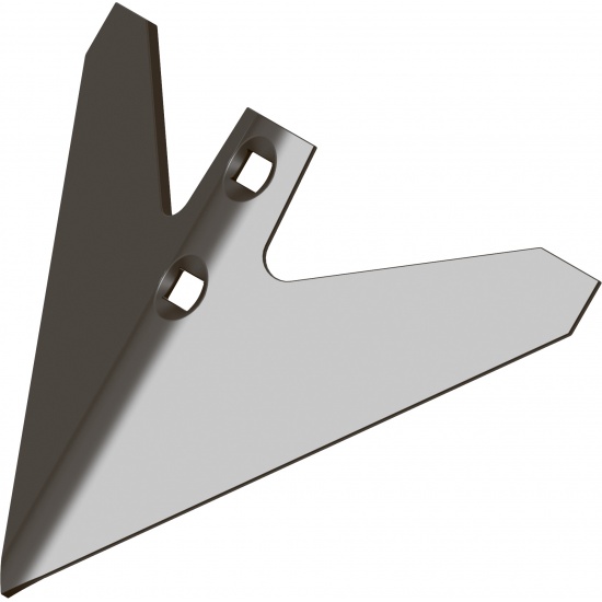 Лапа С 5.1 (220 мм) окучника наплавленная, толщина 6 мм (КРН) (Алмаз РЗЗ) - 1