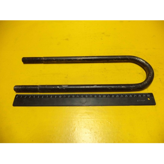 Стремянка рессоры 2ПТС-4 с гайками (полукруг) М16х1,5 L-310 887Б-2902408-20 - 1