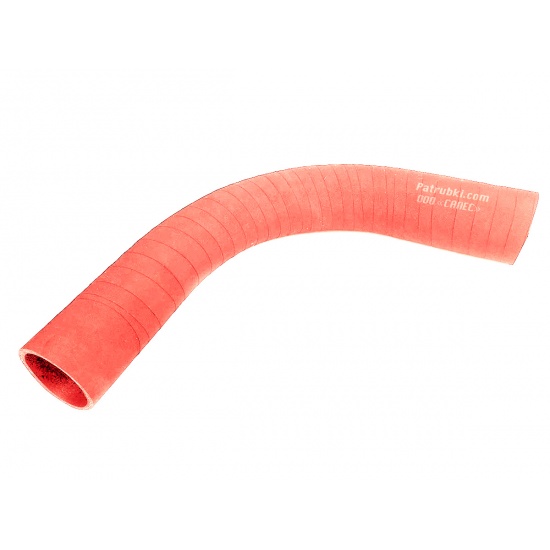 Патрубок радиатора комбайна ДОН 10.05.00.041 красный - 1