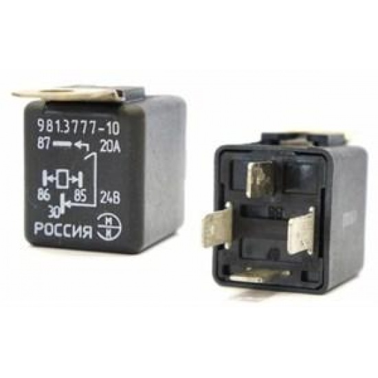 Реле (аналог 901.3747, 751.3777) 5-и контактное с кронштейном (20/10А 24В) - 1