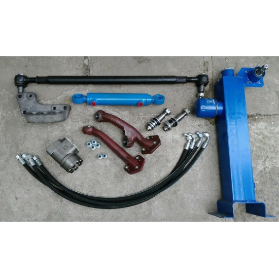 Комплект переоборудования МТЗ-82 с ГУРа на ГОРу с гидробаком (2-х сторонний цилиндр) - 1