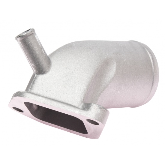 Патрубок помпы КАМАЗ ЕВРО в сб.(хомут+прокладка) - 1