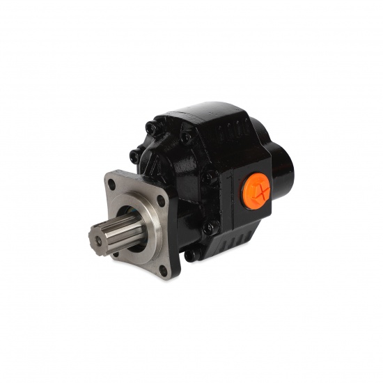 Насос НШ (ЧУГУННЫЙ) реверсивный серии "Т", присоед-е стандарата ISO, МАЗ, КАМаз, УРАЛ. (манипулятор) - 1