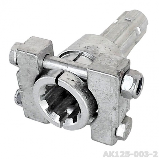 Переходник кардана (адаптер) ВОМ с пружиной (вал 6 шлиц, втулка 8 шлиц) - 1