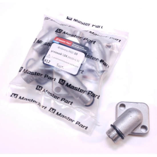 Фланец НШ-10 угловой с соединителем S24, M20x1.5 ( Упак.- 5шт.) - 1