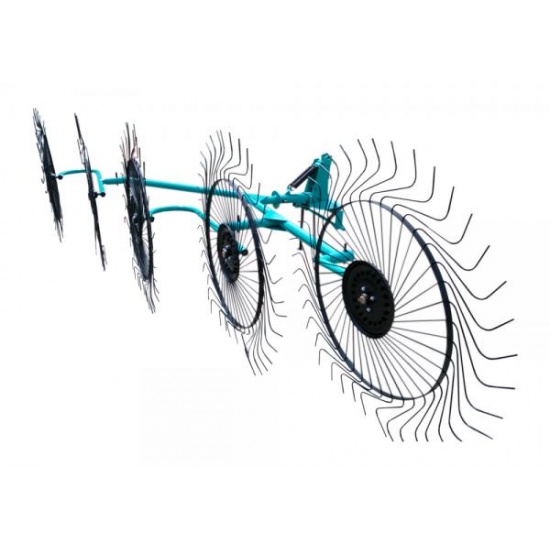 Грабли ворошилки "OGR" 5 колес (3,3 м) - 1