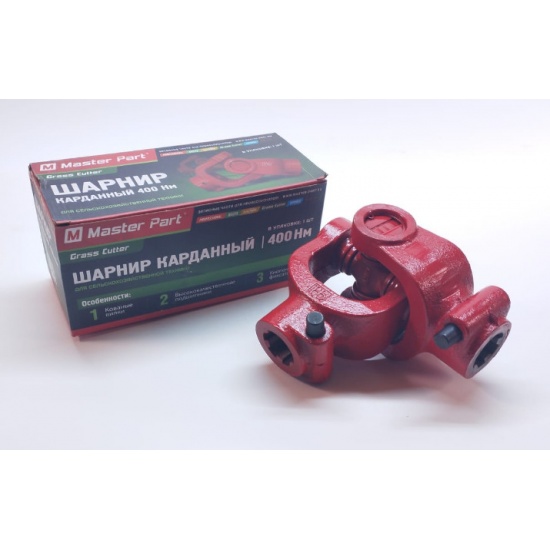 Шарнир (Шлиц 6х29х35 (1 3/8" Z6) с фикс-м - Шлиц 6х29х35 с фикс-м) крестовина 35х98 мм, 400 Нм - 1