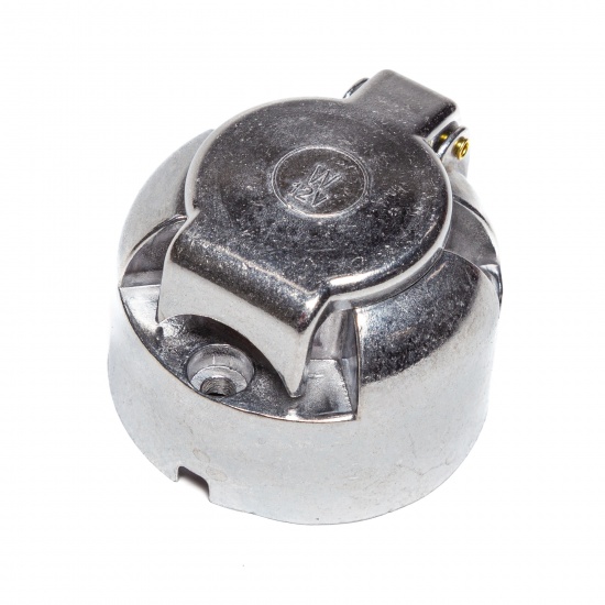 Розетка соединительная, 7-и контактная, металл - 1