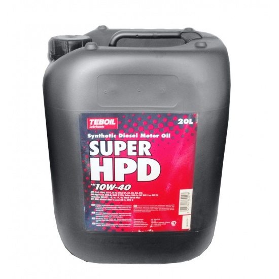 Масло моторное Teboil Super HPD SAE 10w40, канистра 20л ( аналог  Shell rimula R5E) - 1