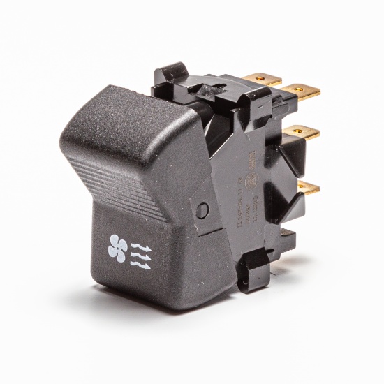 Переключатель клавиша отопителя, 12/24 В ( П147М-04.11   ПК147-04.11 ) - 1