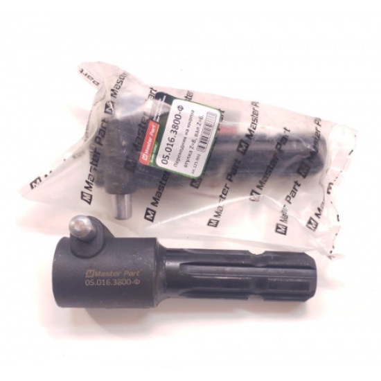 Переходник на кнопке (втулка-32х38 Z=8 шлиц., вал-29х35 Z=6 зубьев) (АК.125.003) - 1