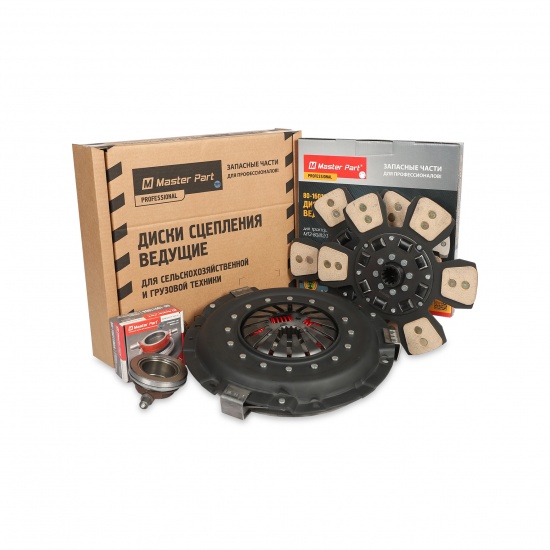 Муфта сцепления ЛЕПЕСТКОВАЯ в комплекте с 2-мя дисками ( КЕРАМ.НАКЛАДКИ СО ВТУЛКАМИ +ОТВОДКА  ) - 1