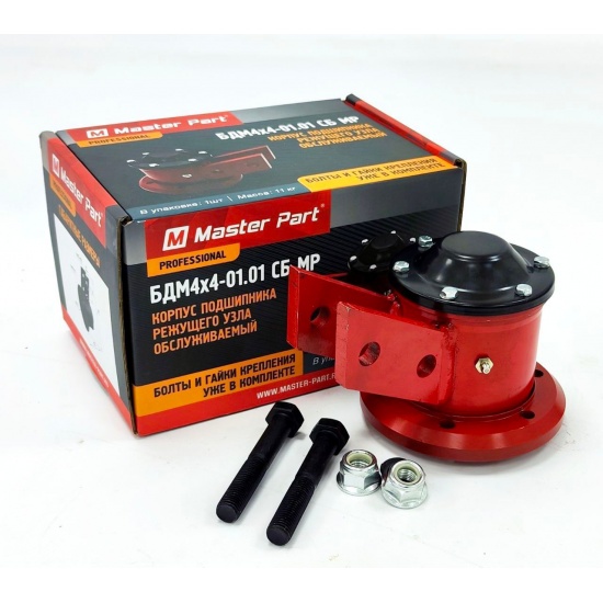 Корпус подшипника режущего узла для борон БДМ БДП, обслуживаемый, с комплектом крепления - 1