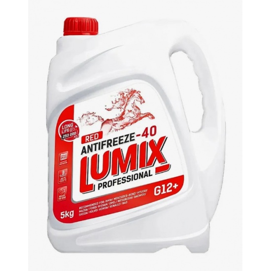 Антифриз LUMIX  G12+ red -40  5кг (Юг) - 1