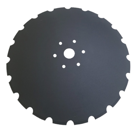 Диск «Мелкая ромашка» D=560, тол. 5Мм, центр. отв. 46мм, 6 отв. D=13мм на расстоянии 120мм - 1