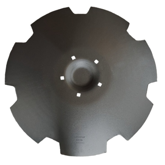 Диск «Ромашка» D=645мм, тол. 6мм, 5 кв. отв. 13х13 на расстоянии 155мм - 1