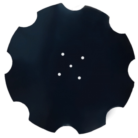 Диск «Ромашка» D=510мм, тол. 5мм., 4 кр. Отв. D=12,5 мм на расстоянии 105 мм - 1