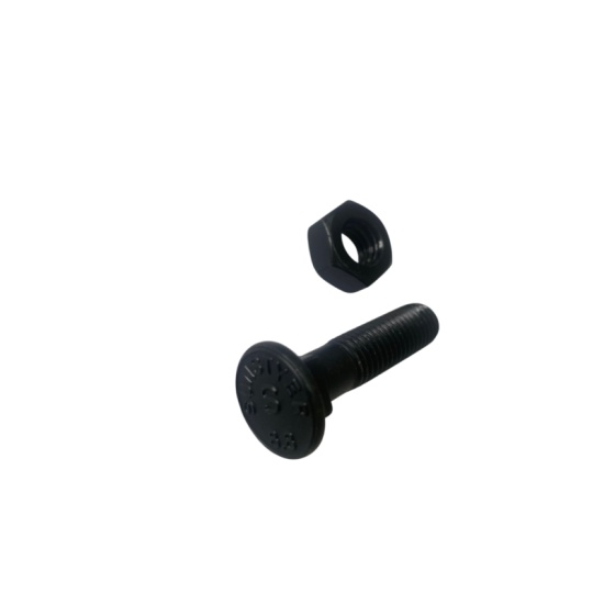 Болт лемешный с гайкой 10х45. Прочность 8.8 - 1